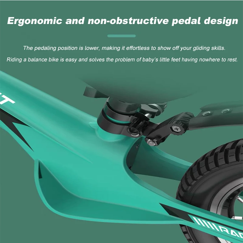 Kids Balance Bike No Pedals Height Adjustable Children Bicycle Riding Walking Learning Scooter