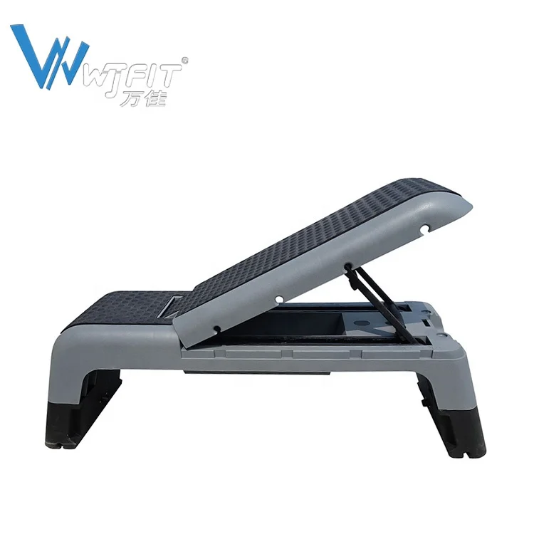 Non-Slip Adjustable Aerobic Step Bench Step Platform for Exercise Yoga Cardio Training