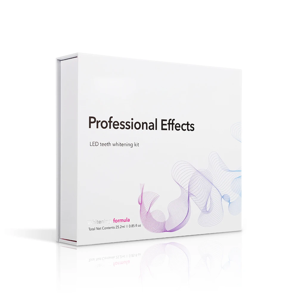 Private Logo Non Peroxide Free Teeth Whitening Led Kit PAP