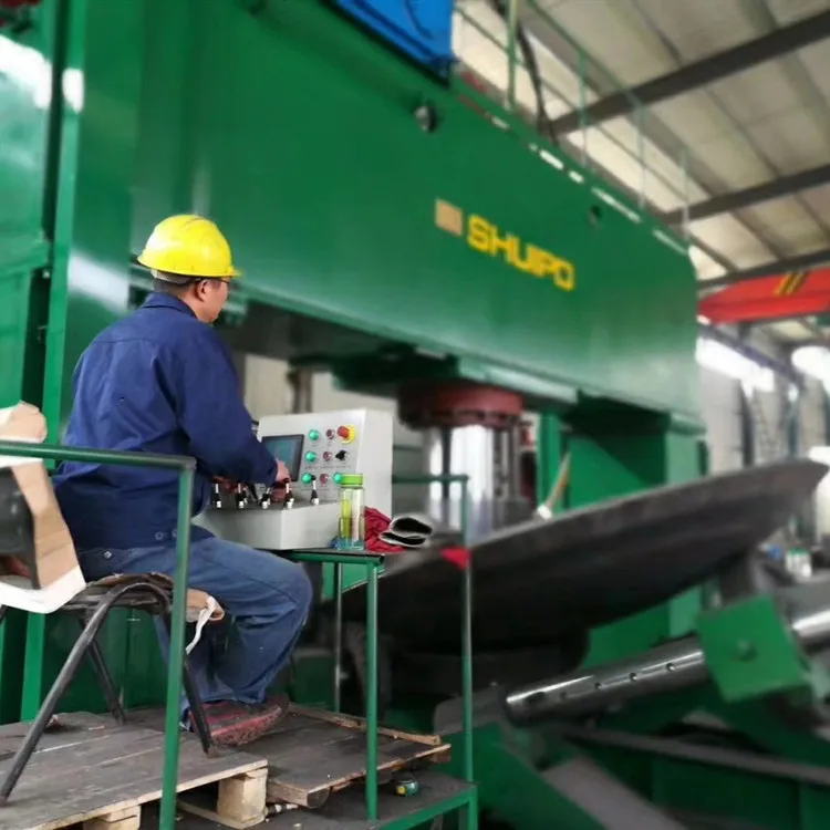 SHUIPO Hydraulic dish end bending press other bending machines metal sheet processing machine