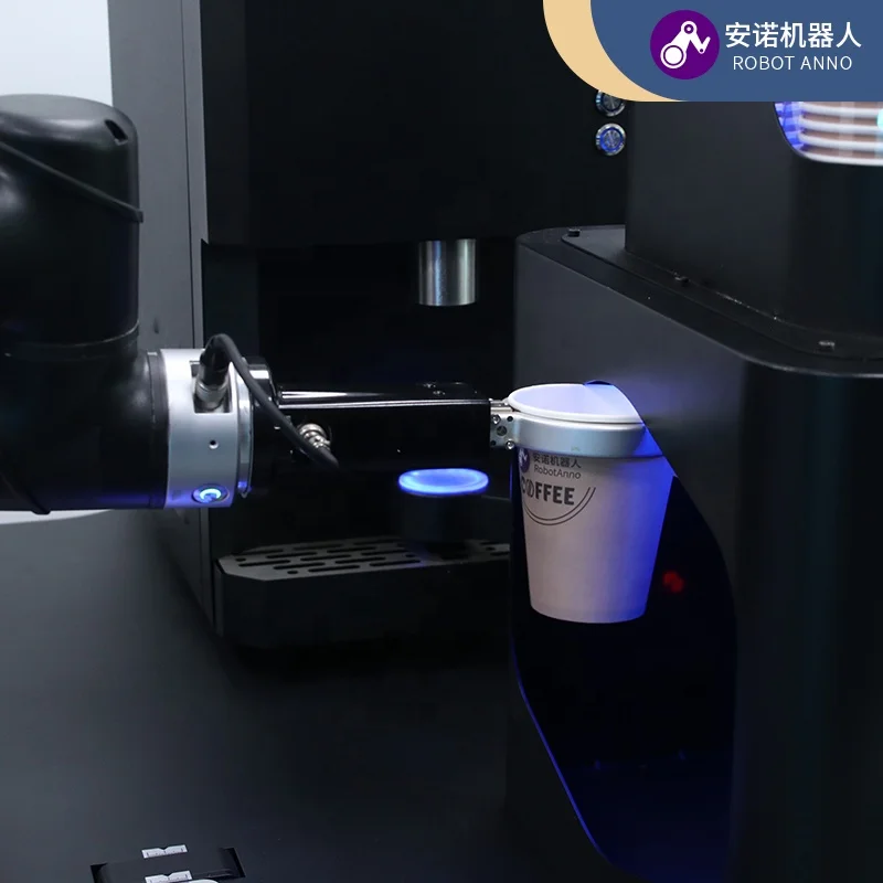 Coffee Latte Art Making Machine Single Robot Arm Barista Coffee Machine For Business