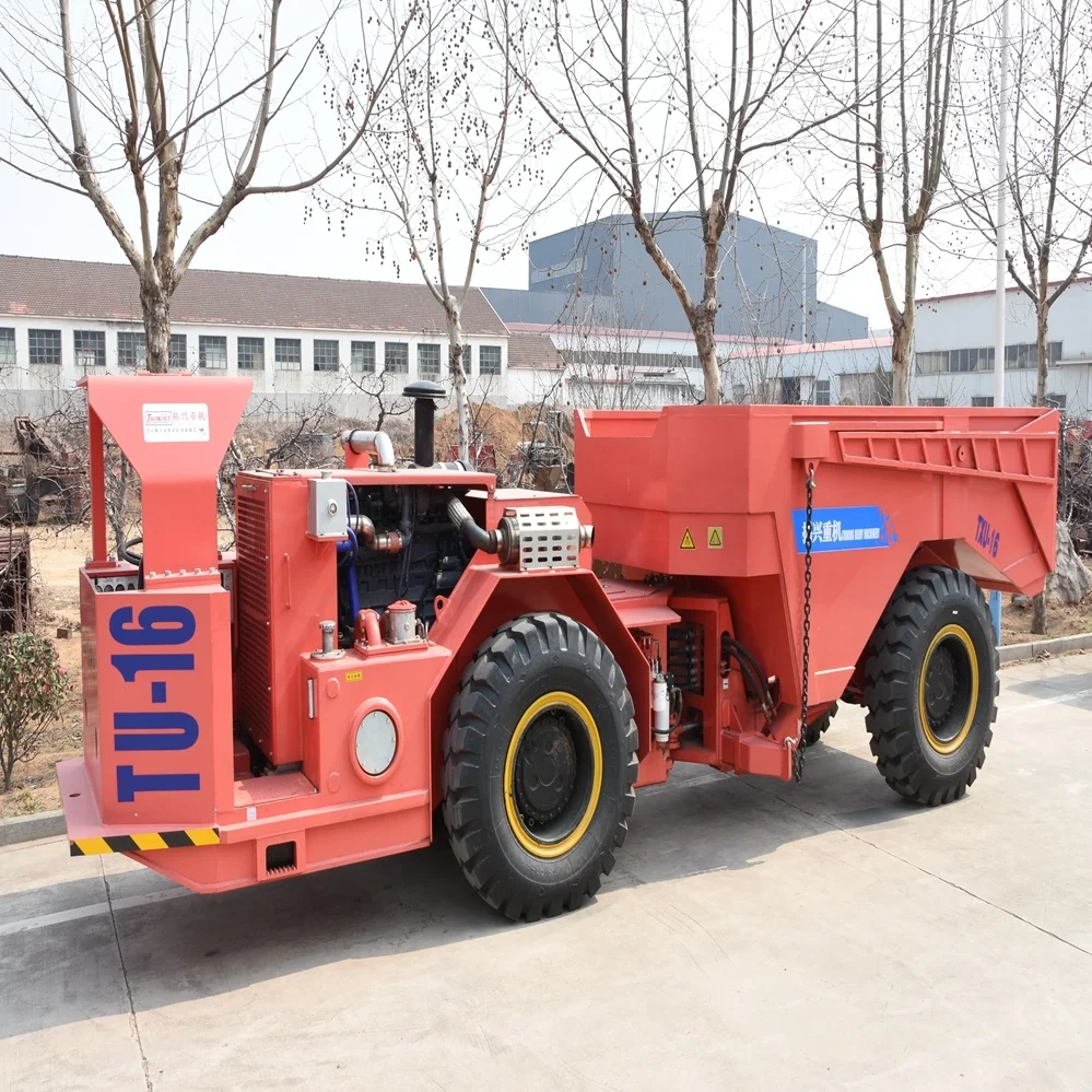 TU-16 золотые машины самосвал подземный грузовик двигатель Yantai Tuoxing Mine Truck