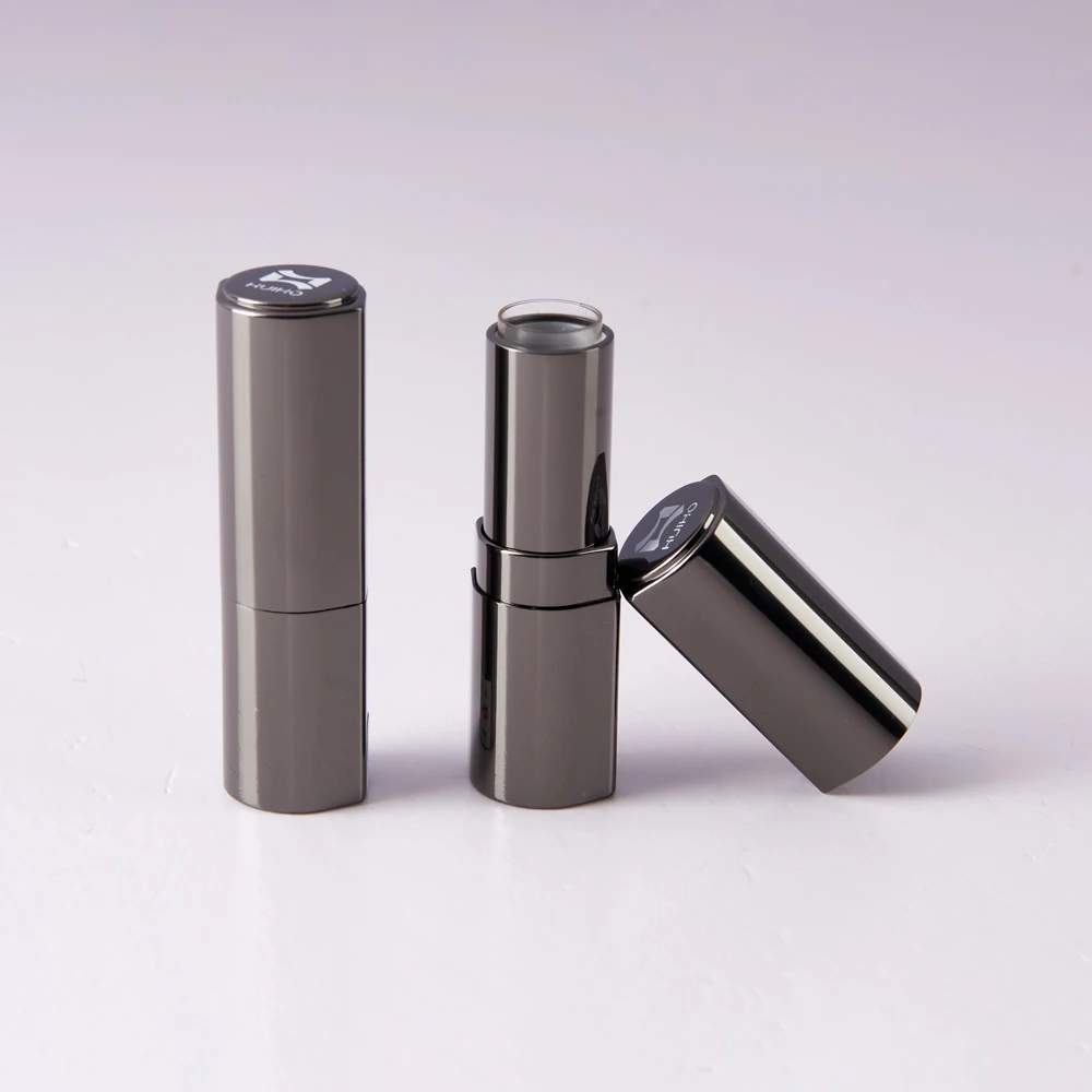 HUIHO High Quality 12.1mm Round DIY Empty Makeup Cosmetics Package Mini Aluminum Lipstick Tube