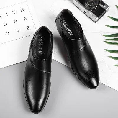 A010 Big size Mens Luxury Wedding Shoes Leather Elegant Business Mens Dress leader Shoes for Men 2021