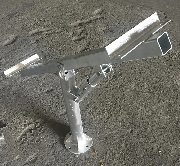 Tilt Adjustable Single Pole Ground Mounting System Solar panels mounting rack