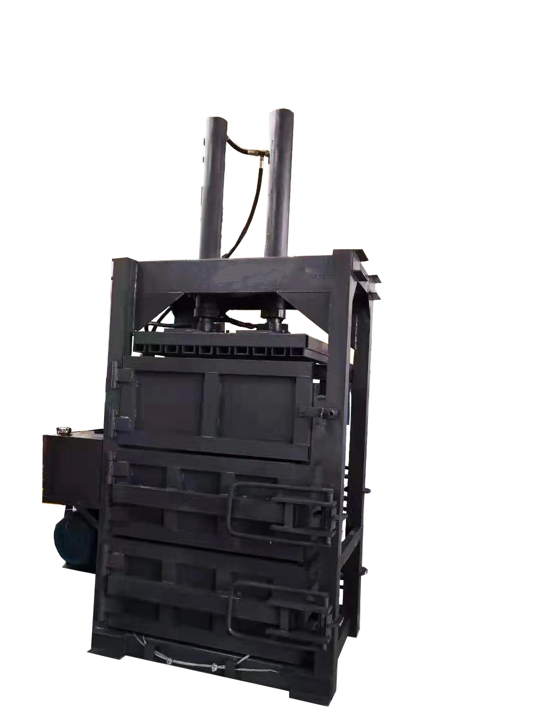 Vertical small hydraulic baling machine waste carton plastic bottle press block paint bucket flattening machine