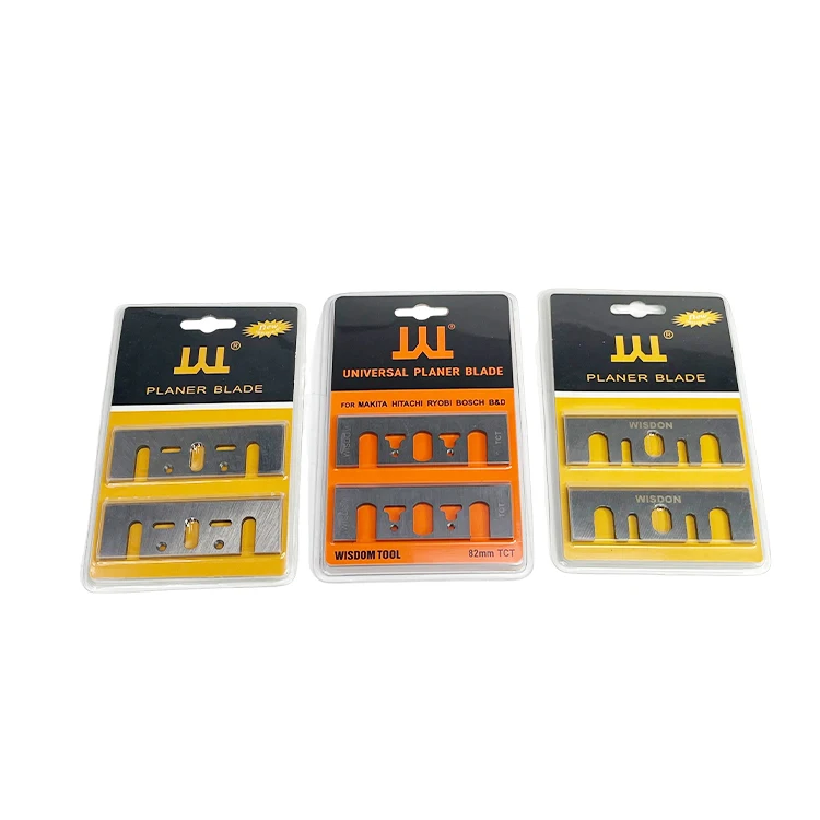 WISDOM TCT Planer Blades 1900B Power Planer Machine Spare Parts 80mm Planer Knives for Wood