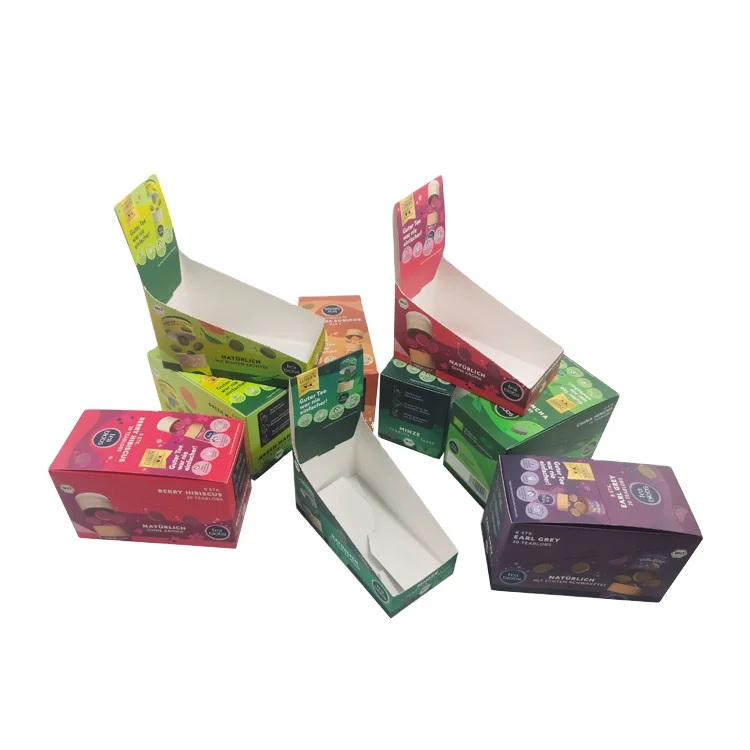 Custom made printed paper cardboard chocolate sweet candy folding packaging gift box