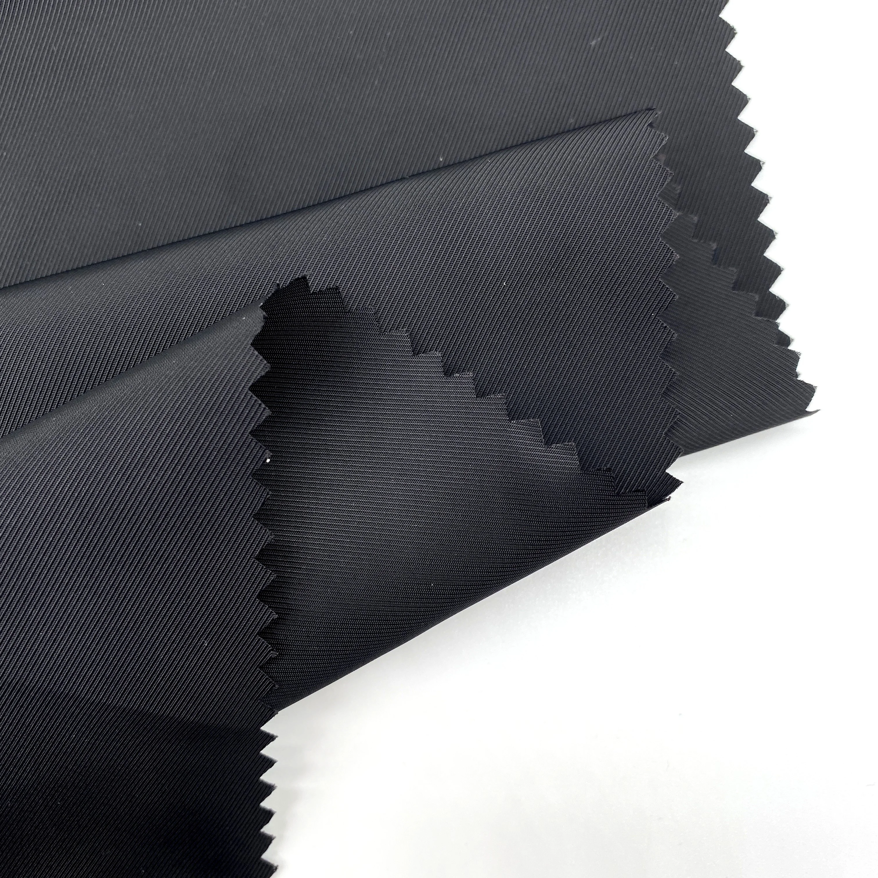 
2020New Eco-friendly Recycled Fabric Calvary twill Memory 100%Recycled Polyester fabric for Clothing Garments 