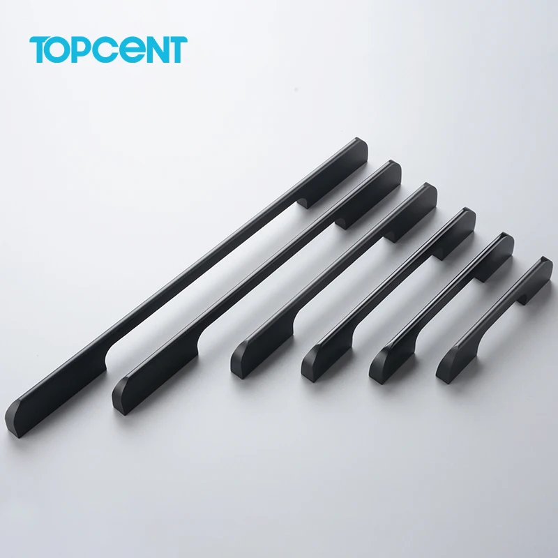 Topcent оптовая продажа алюминиевая кухонная дверь ручка для шкафа профильная мебели