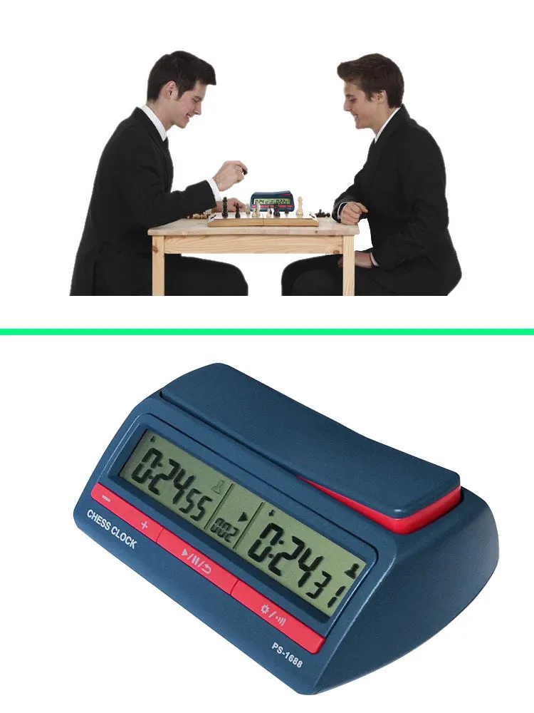 CHRT 42 Kinds Timing Rules Chess Clock Chess Games Digital Timer PS-1688 Digital Chess Clock
