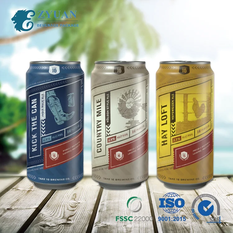 355ml 12oz 473ml 16oz Standard High Quality Empty Blank Customized Logo Wholesale Aluminum Soft Drink Cans