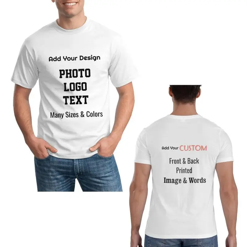 Camiseta de cuello redondo para hombre от производителя, хлопковая летняя Высококачественная Мужская одежда, футболка
