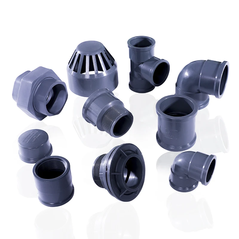 PVC FITTINGS NBR5648-ELBOW, COUPLING, SOCKET, UNION