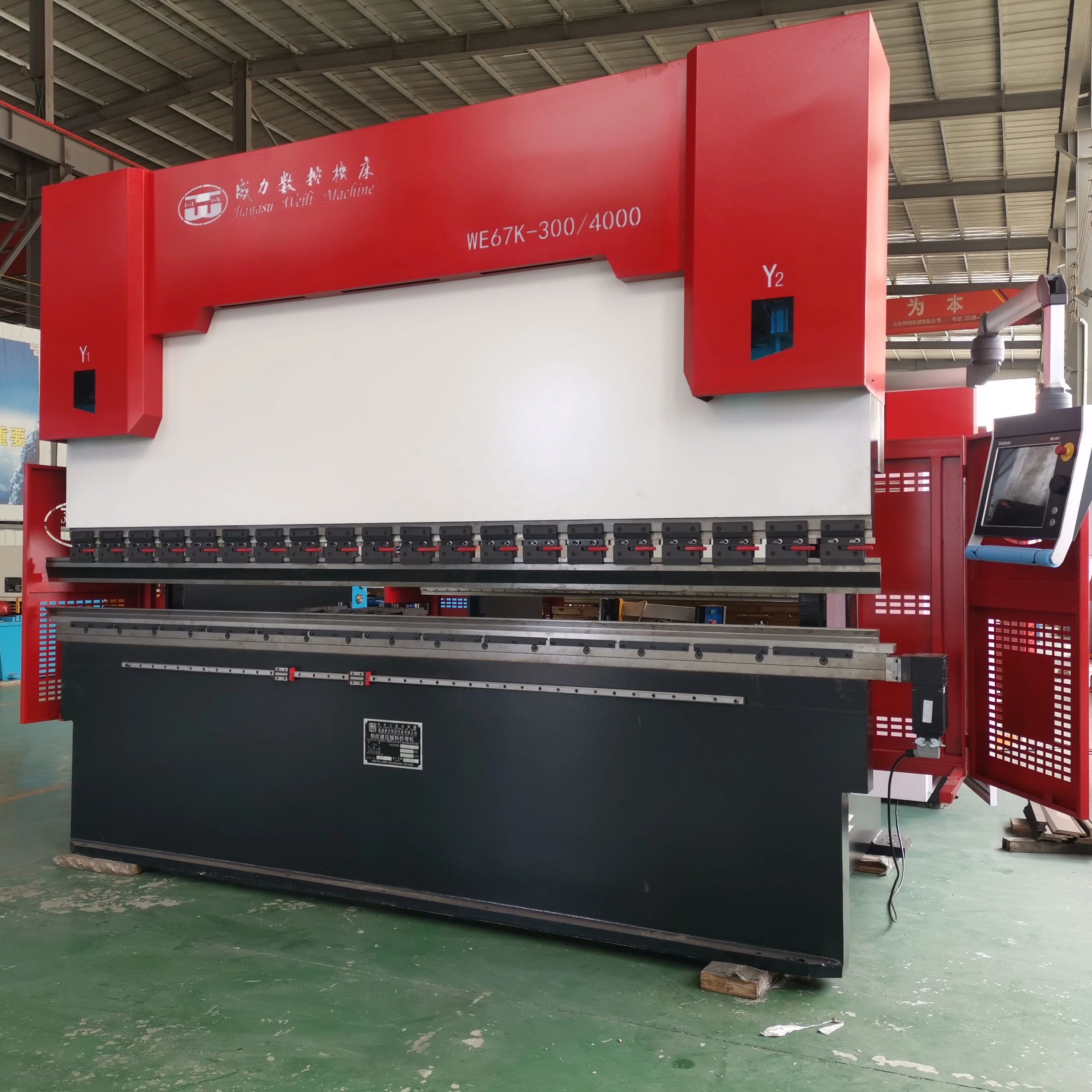 Профессиональное изготовление WC67Y-100/4000 числового программного управления складной гидравлический гибочный пресс