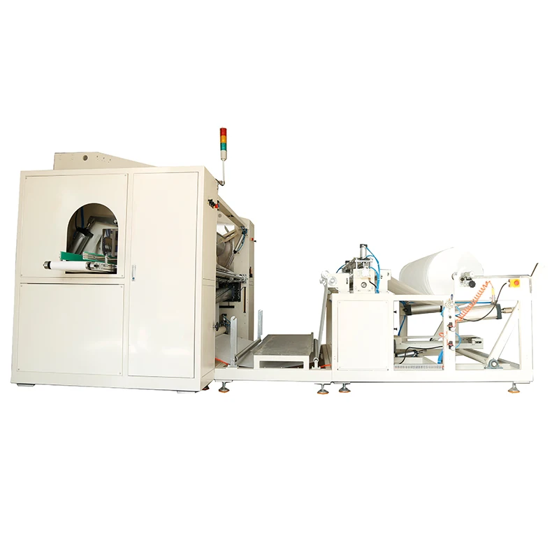 Fully Automatic Canister Wipes Wet Tissue Paper Rewinding Machine With Good Servo Motor