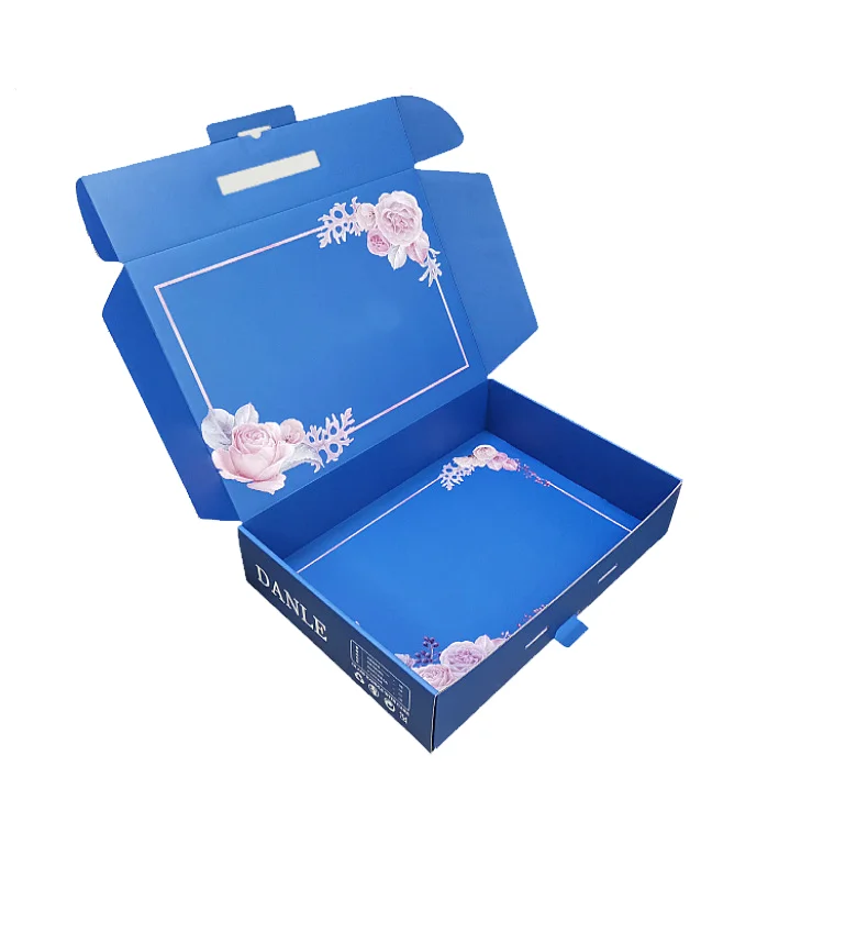 Custom design E-commerce Packaging For Design Garment Clothing Shipping Folding Boxes With Logo Packaging For Shoes