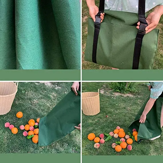 2022 Amazon Hot Sale Fruit Picking Bag Vegetable Harvest Apples Berry Garden Picking Bag