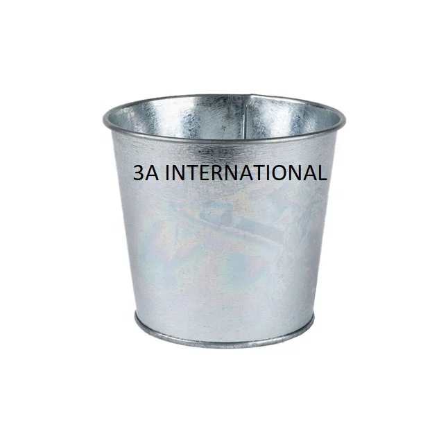  Желтая окрашенная джутовая веревка ручка большой блестящий горшок ведро стильный для посадки