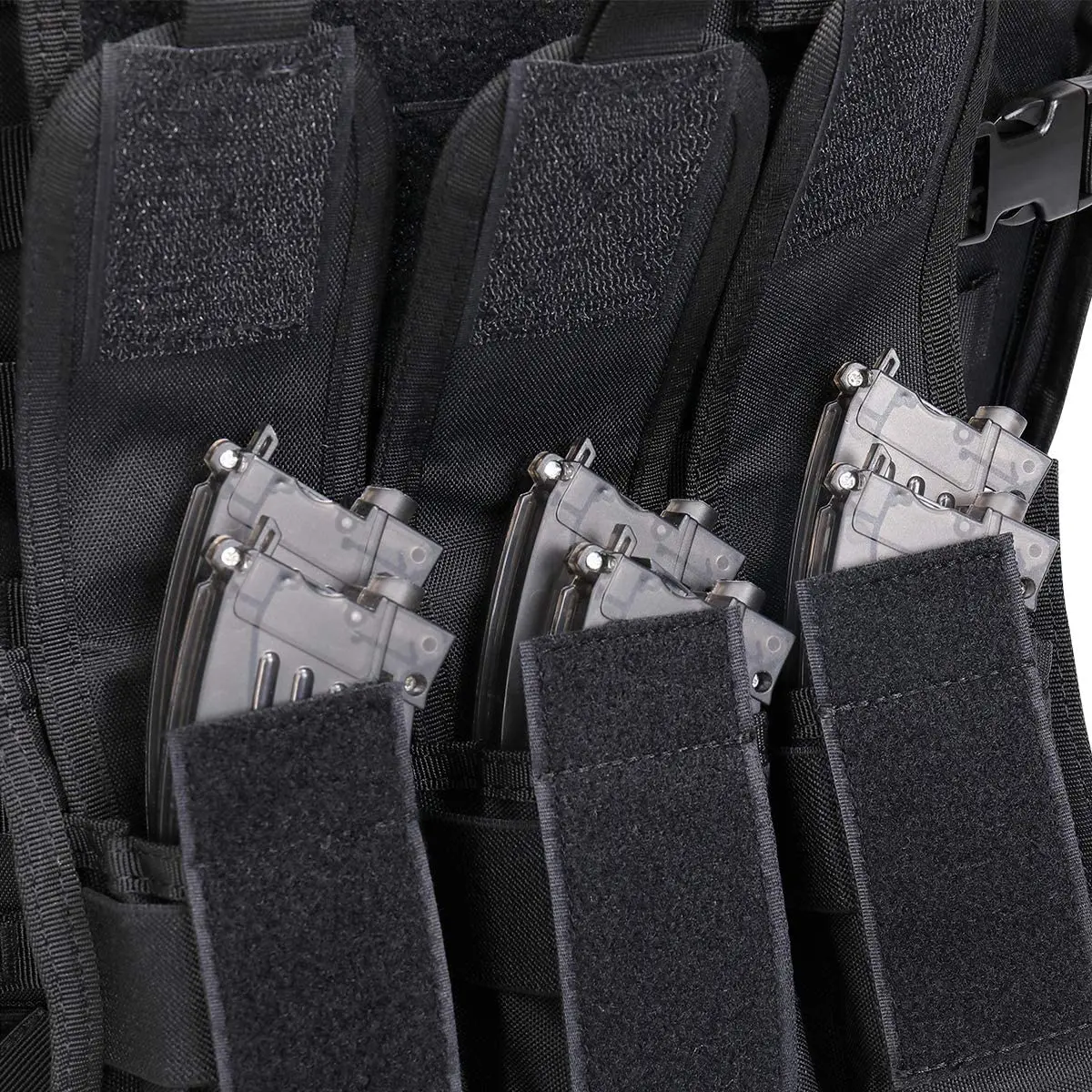 Black Training Climbing Hiking Trekking Sport Vest Durable Equipment Combat Chest Vest Weight Tactical Vest