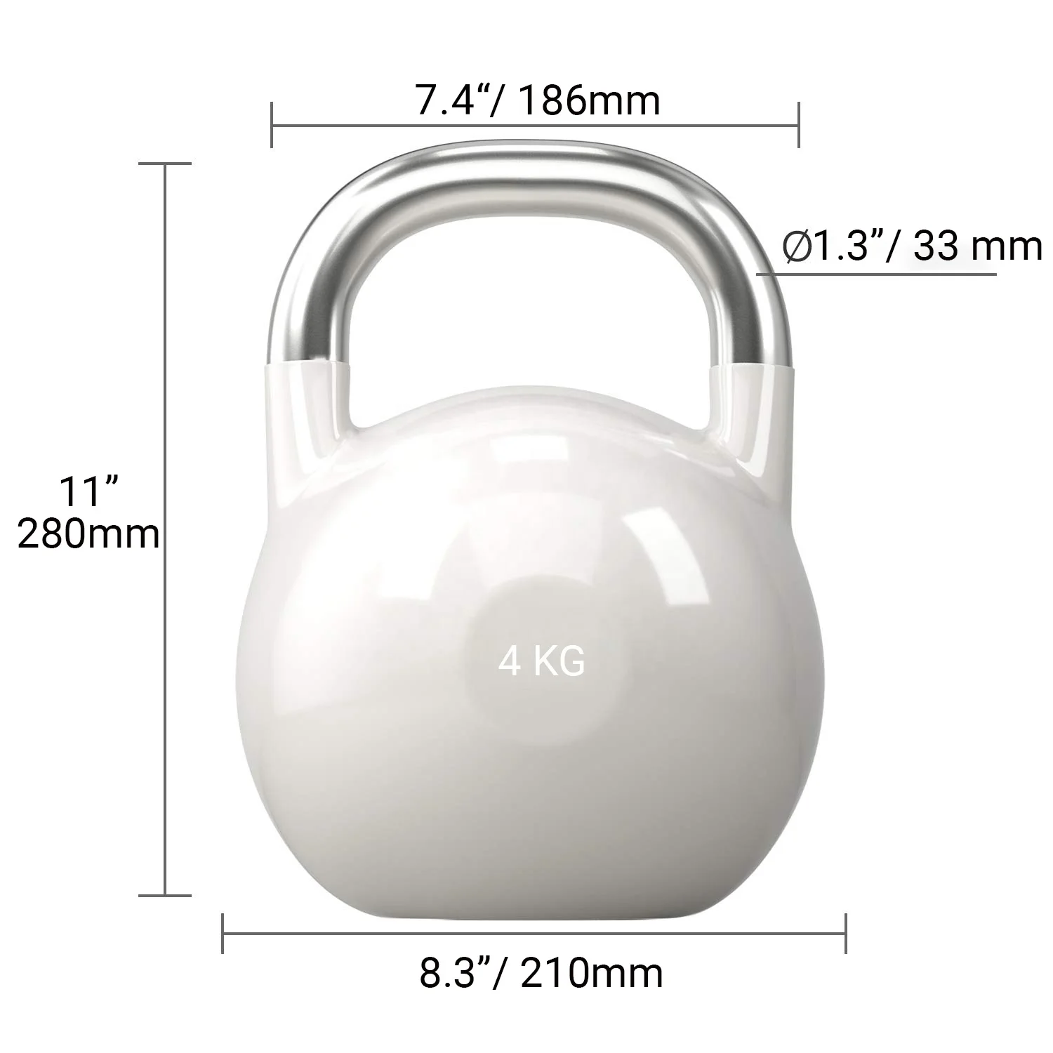 Strength Training Weight Lifting kettlebells Color Steel Competition Kettle Bells