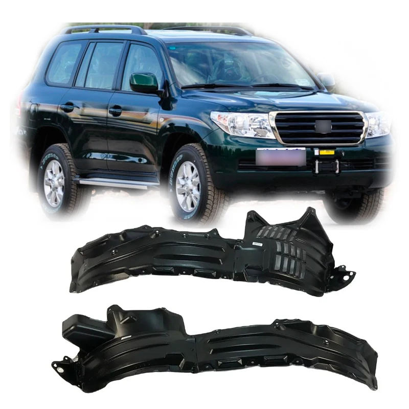 GFKJ Car bumper spoiler radiator frame front wheel liner for toyota 2007-2015Land Cruiser  series OEM 53876-60060 53875-60120