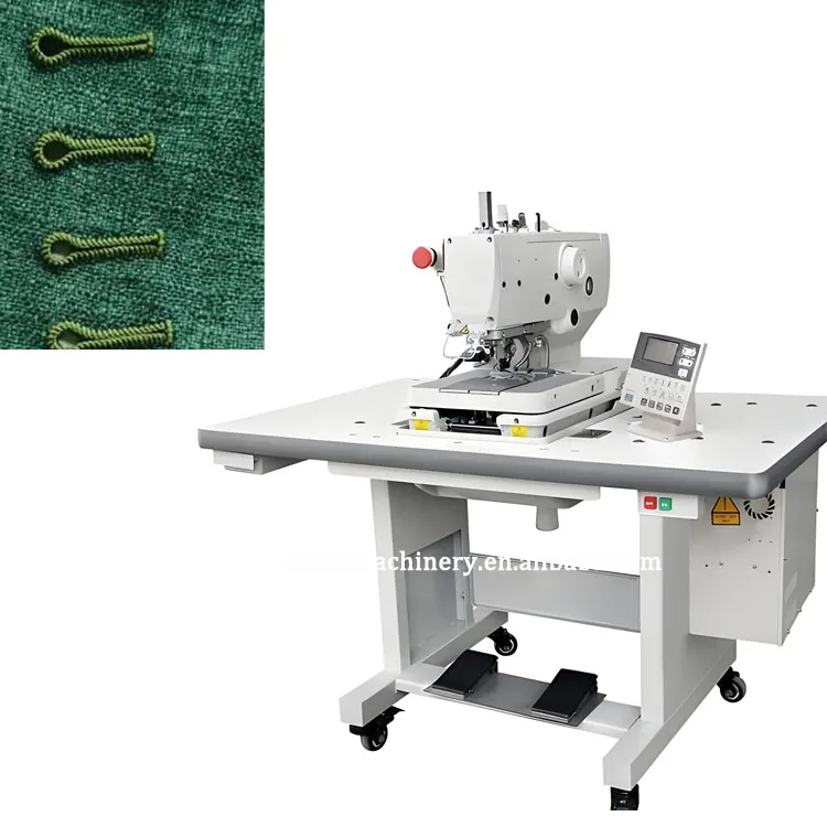Button Hole Machine Shirt Computer Straight Eye Sewing Machine Clothing Button Hole Production Equipment