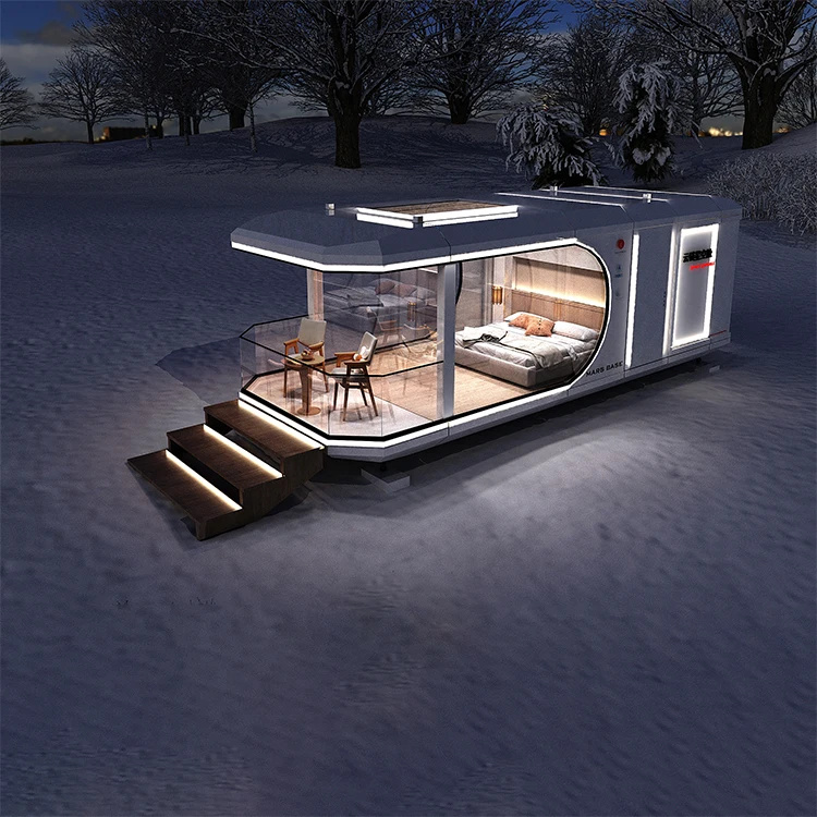 Стальная конструкция живописный курортный Элитный интегрированный умный дом мобильный контейнер для дома