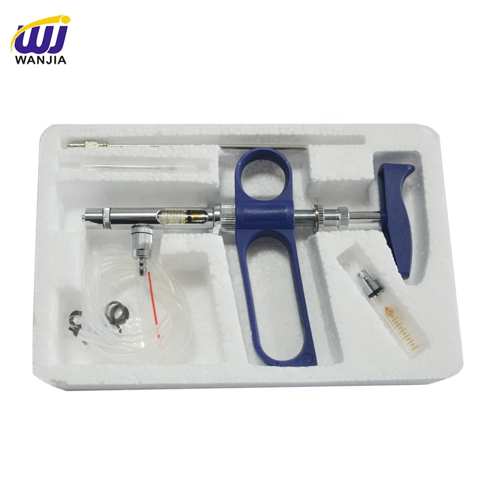 2025 Factory Adjustable Continuous Veterinary Syringe for Poultry Care Small Doses Automatic for Poultry Care