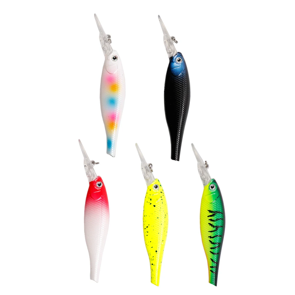 LUSHAZER Wholesale 9.5CM/7G trout tackle fishing lures hard bait minnow lures