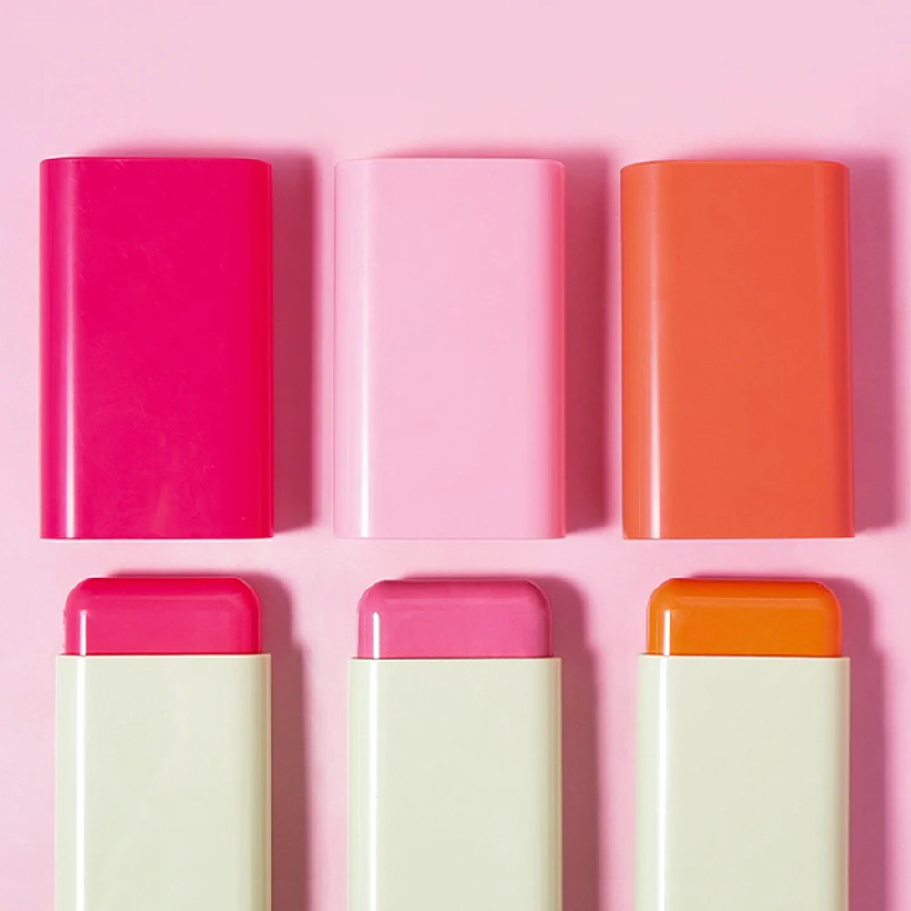 2024 New Style Private Label Twist Up Blush Vendor Luxury Pink Vegan Makeup Stick Blush Cream