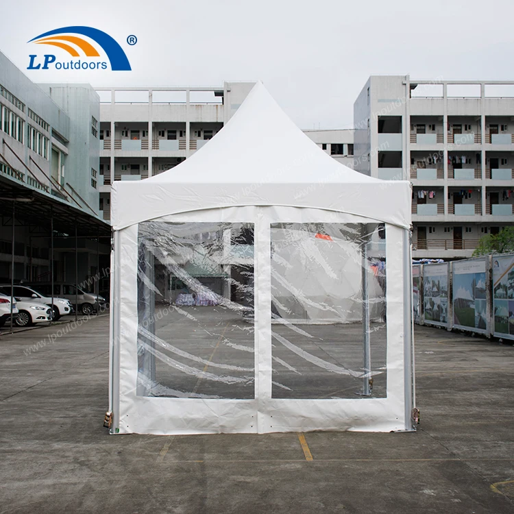 White tent outdoor 3x3m 4x4m 5x5m small party connectable gazebo party frame tent for outdoor temporary events