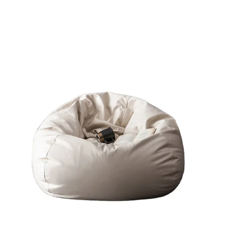 Customized Soft Pouffe Lazy Sofa Indoor Living Room Furniture Bean Bag Sofas Foot Rest Stool Modern Set living room furniture