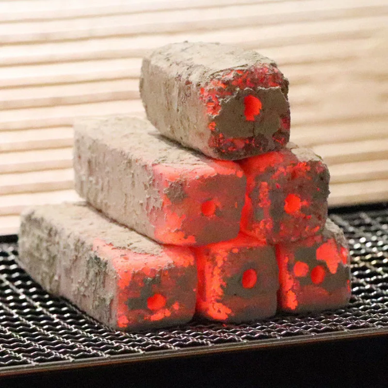 Coal Compressed No Spark or Flame Smokeless Bamboo Fire max Premium BBQ Sawdust Bamboo Charcoal