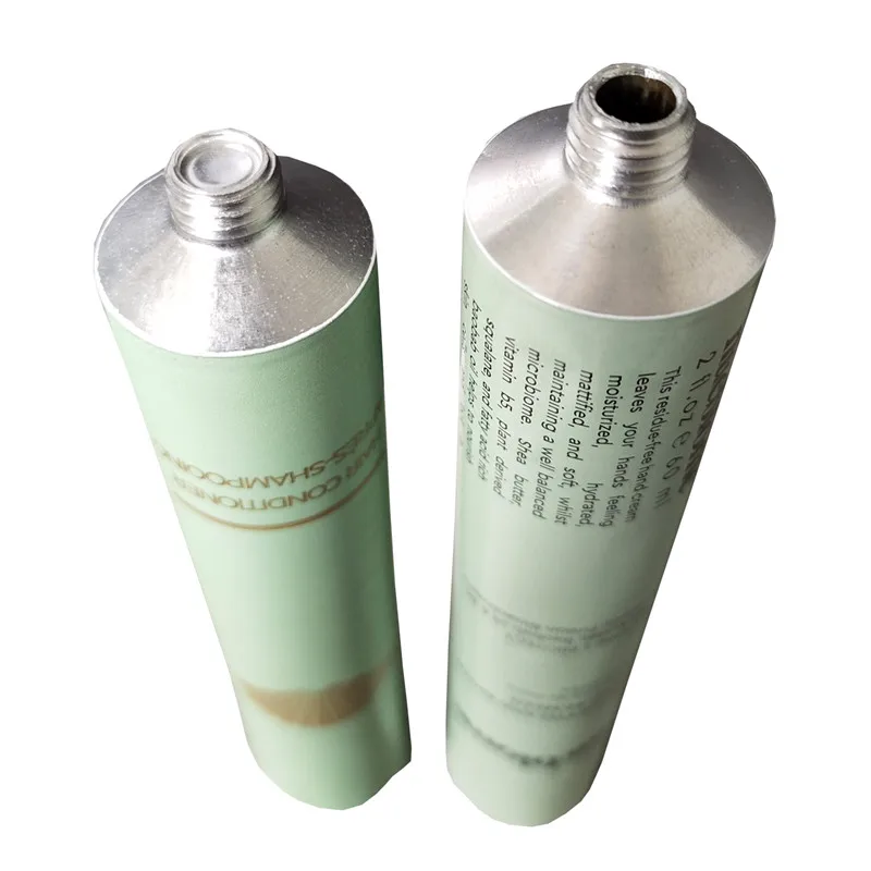 Мужские мини-тубы для ухода за кожей, Алюминиевые косметические тубы 4 унции, складной крем для рук, металлическая туба, черная косметическая упаковка