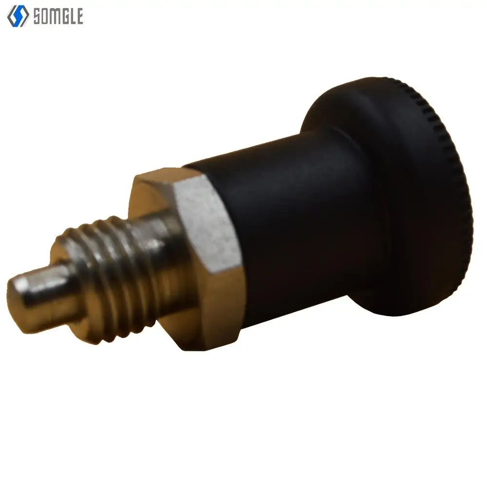 Dongguan Hardware Custom CNC Lathe spring loaded locking and retractable Index Plunger pin For Mechanical Equipment