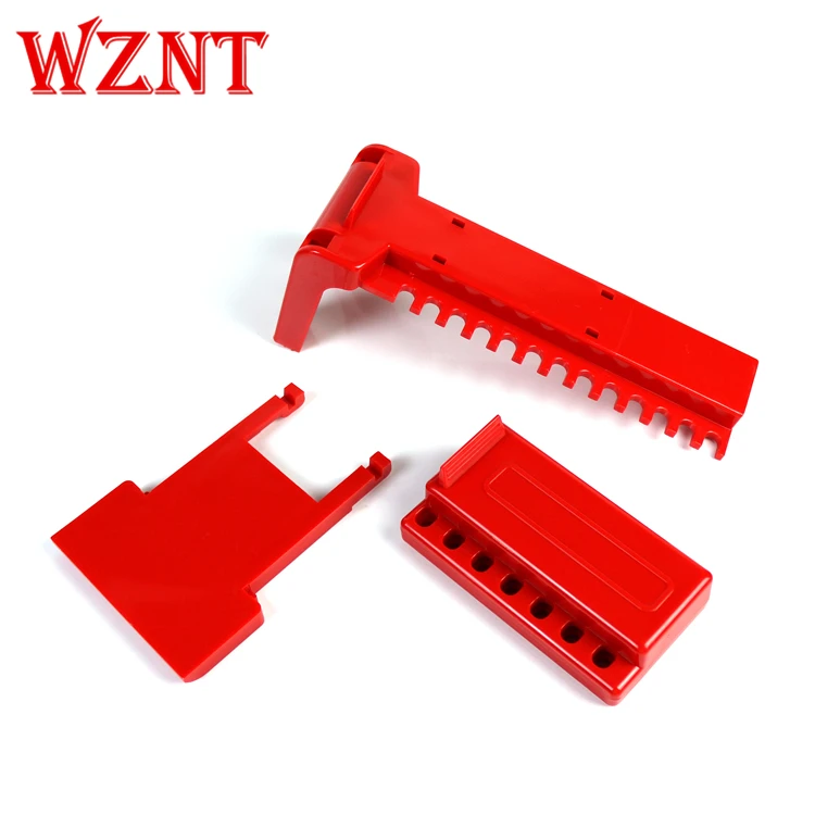 NT-A04 RED DN50-DN70 Durable Plastics Adjustable Ball Valve Lockouts Devices