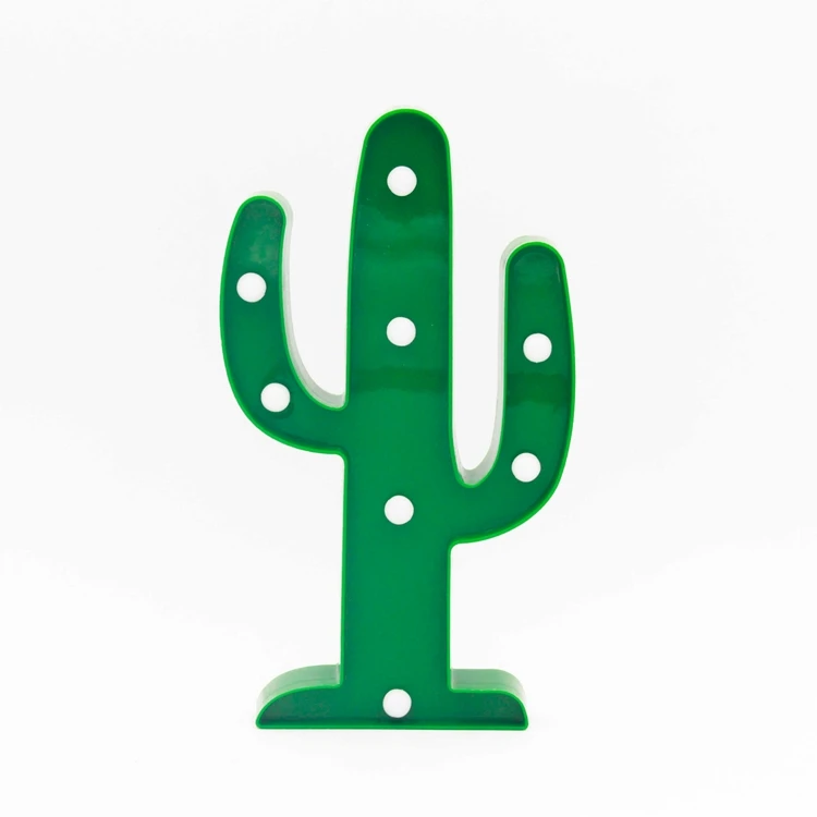 Novelty Children Decor Moon Cactus Cloud Light 3D Lamp Novelty Flamingo Star Marquee Letter led night light