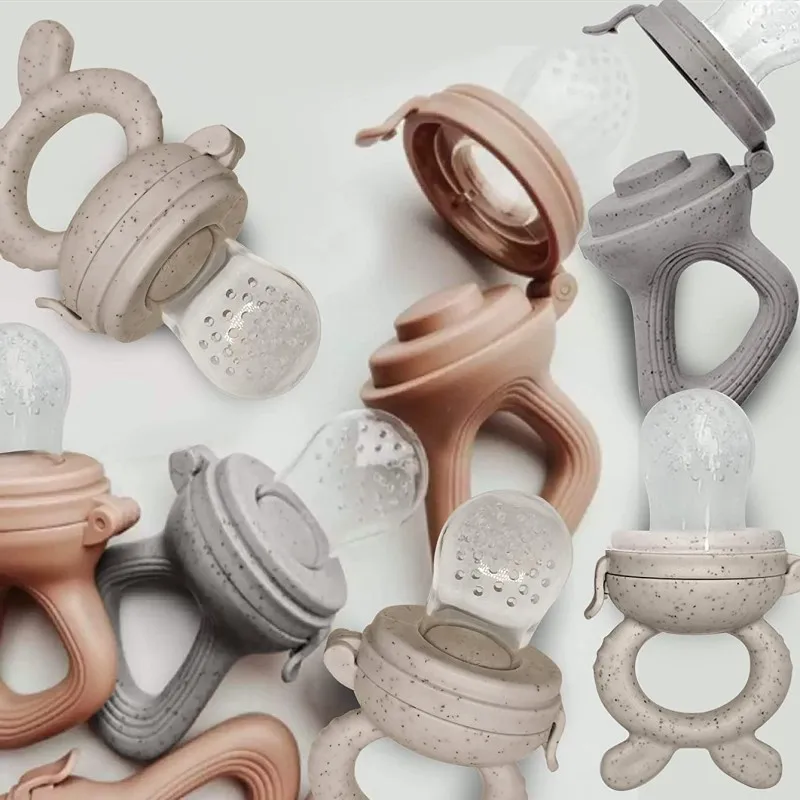 Bpa Free Baby Products Teething Nipple Silicone Infant Fruit Feeder Pacifier Baby Feeder With Baby Pacifier Clip