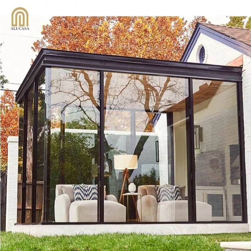 Alucasa Aluminum Transparent Glass Winter Garden Beautiful Aluminum Sunroom