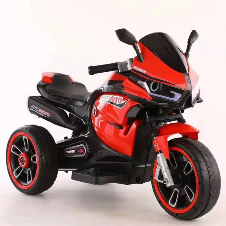 factory supply three wheel kids battery powered motorcycle for 3-10 years children ride on toy