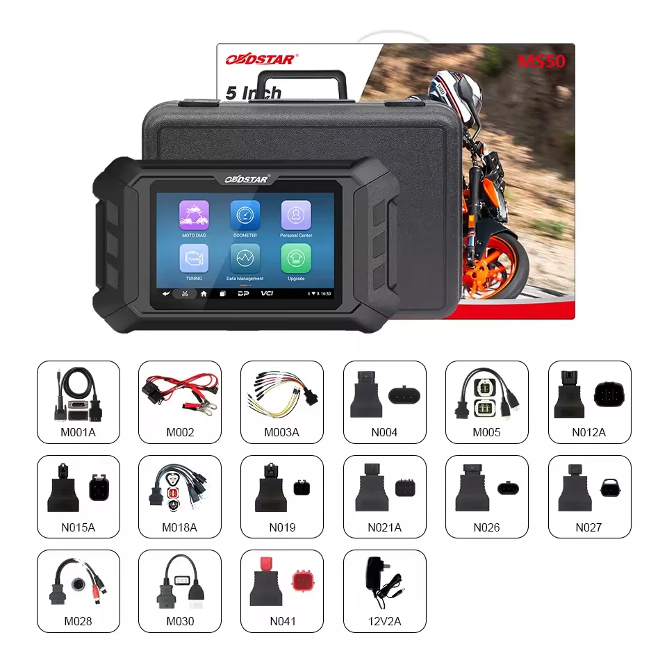 OBDSTAR MS50 STD Motorcycle Diagnostic Scanner Tool All System Bike Code Reader Tool