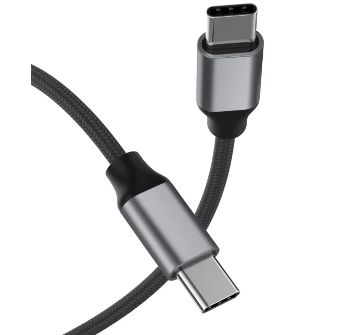 
Braided 0.2m 0.5m 1m 2m 3m Fast Charge Data Sync Power Delivery QC Type-C to Type-C PD Cable USB C 
