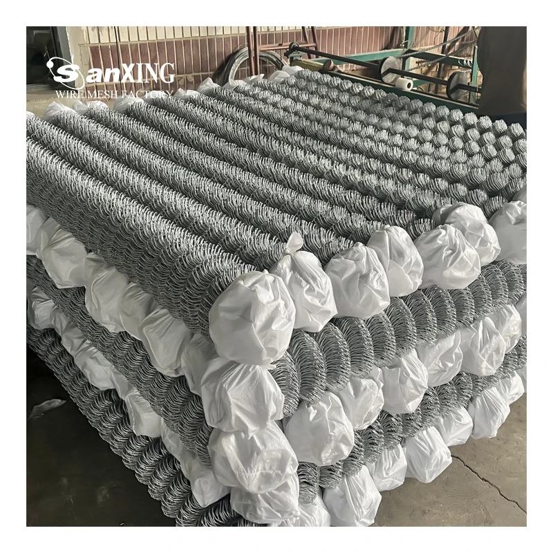 Sustainable Wholesale Industry Used hot Dipped Galvanized PVC coated Iron Wire Mesh Chain Link Fence For Baseball Fields
