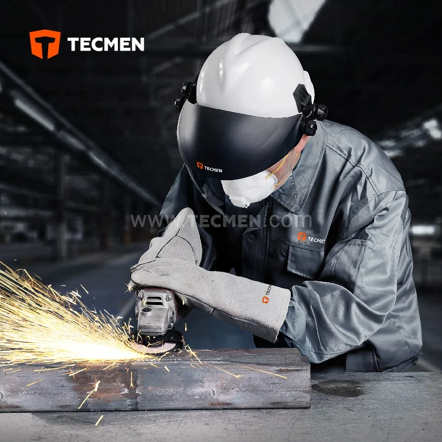 Tecmen TM-S1 защитная маска Анти-туман и Анти-Царапины козырек Промышленные строительные производства нефти газа работы с металлом маски для