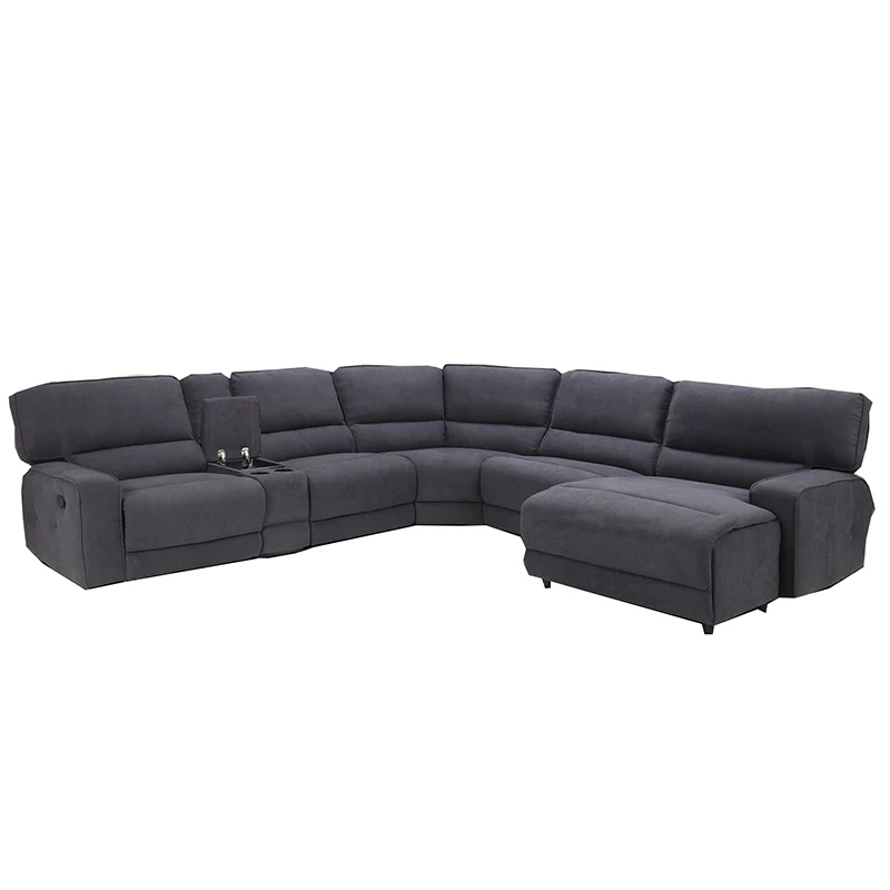 Light luxury corner couch ,China factory directly price L shaped sofas furniture Storage sofa set