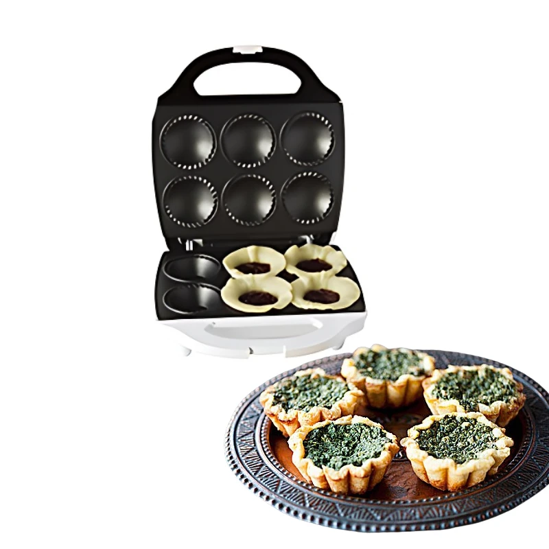 Factory Price Mini Pie Food Waffle Maker Dual Non-Stick Plates Electric Mini Pie Maker