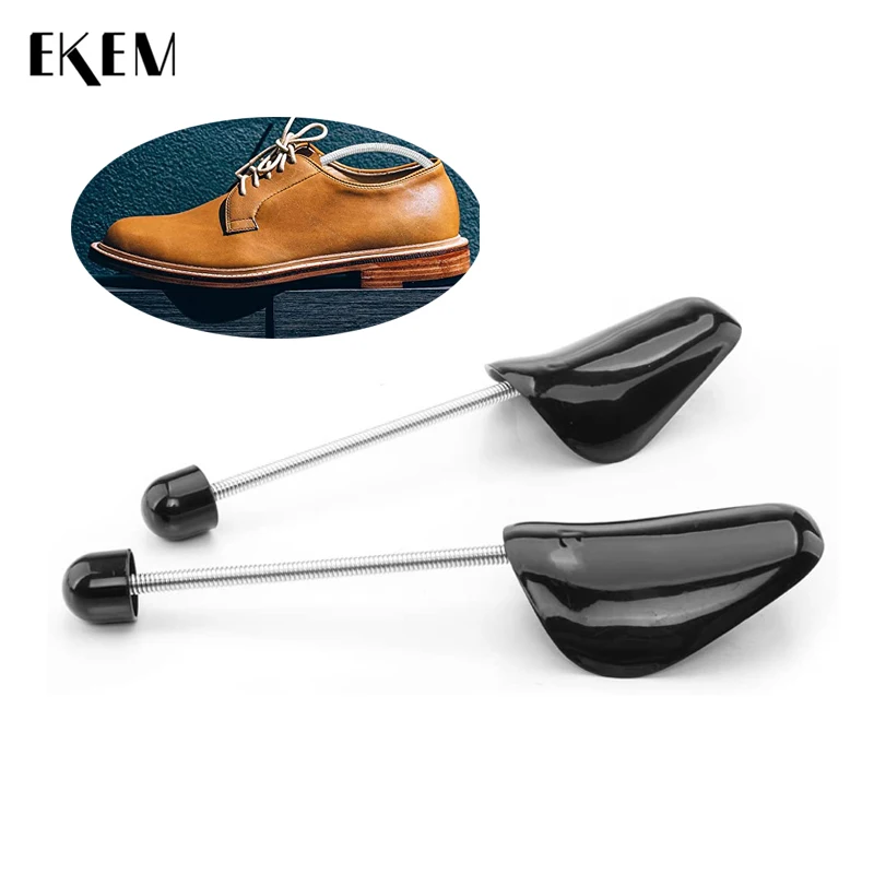 New style Cheap Practical Adjustable Length Men Shoe Tree Stretcher Holder Shaper Support (Black Spring)