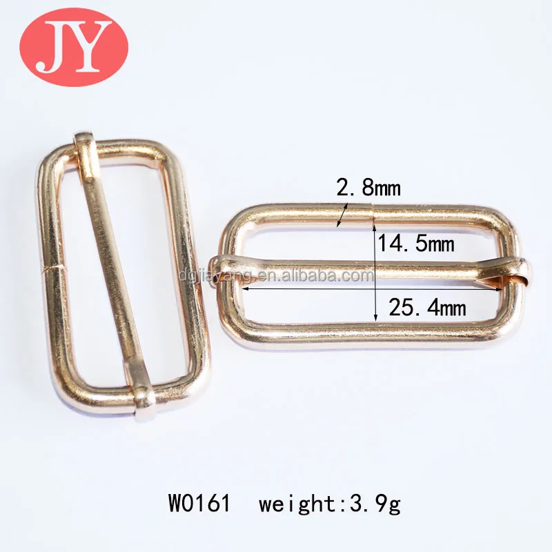 metal slides Tri-glides wire-formed roller pin buckles strap slider adjuster buckles rectangle adjuster belt buckles