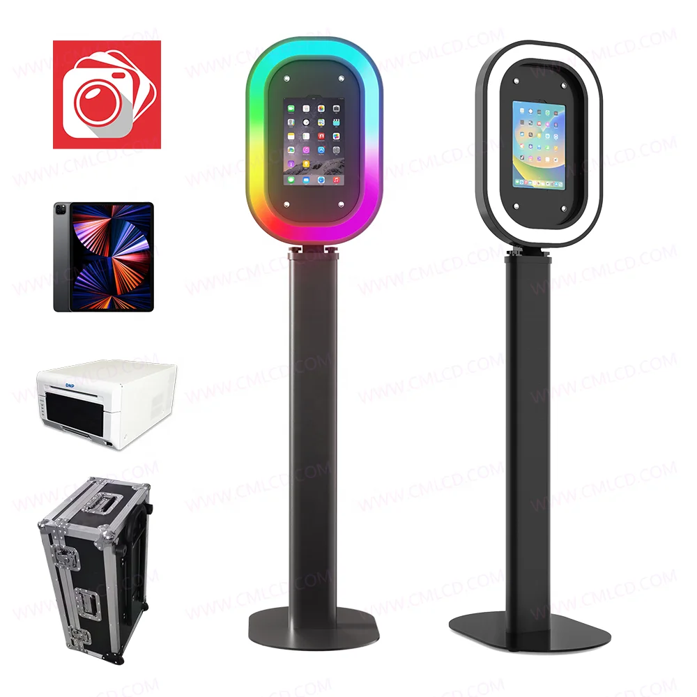Chimee photo booth portable light aluminum made iPad Air iPad Pro selfie photo booth metal case rental equipment for events